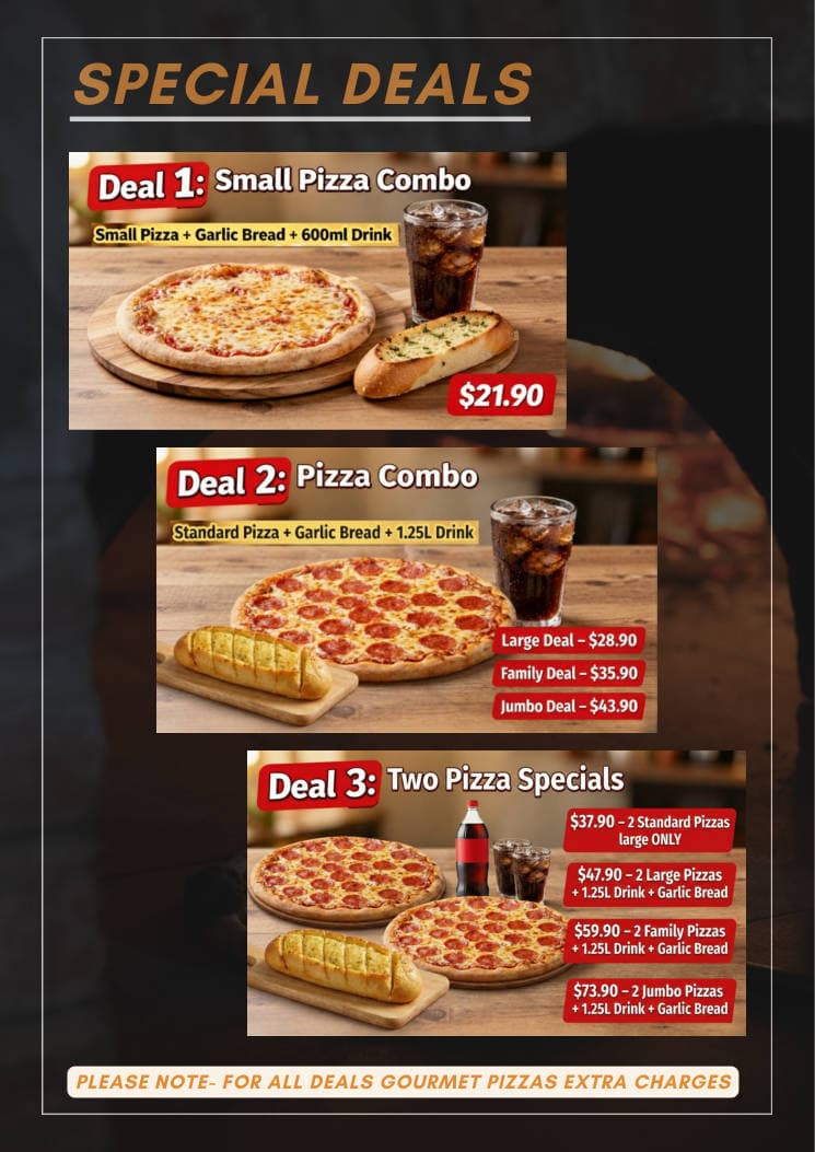 Centrepoint menu page 3